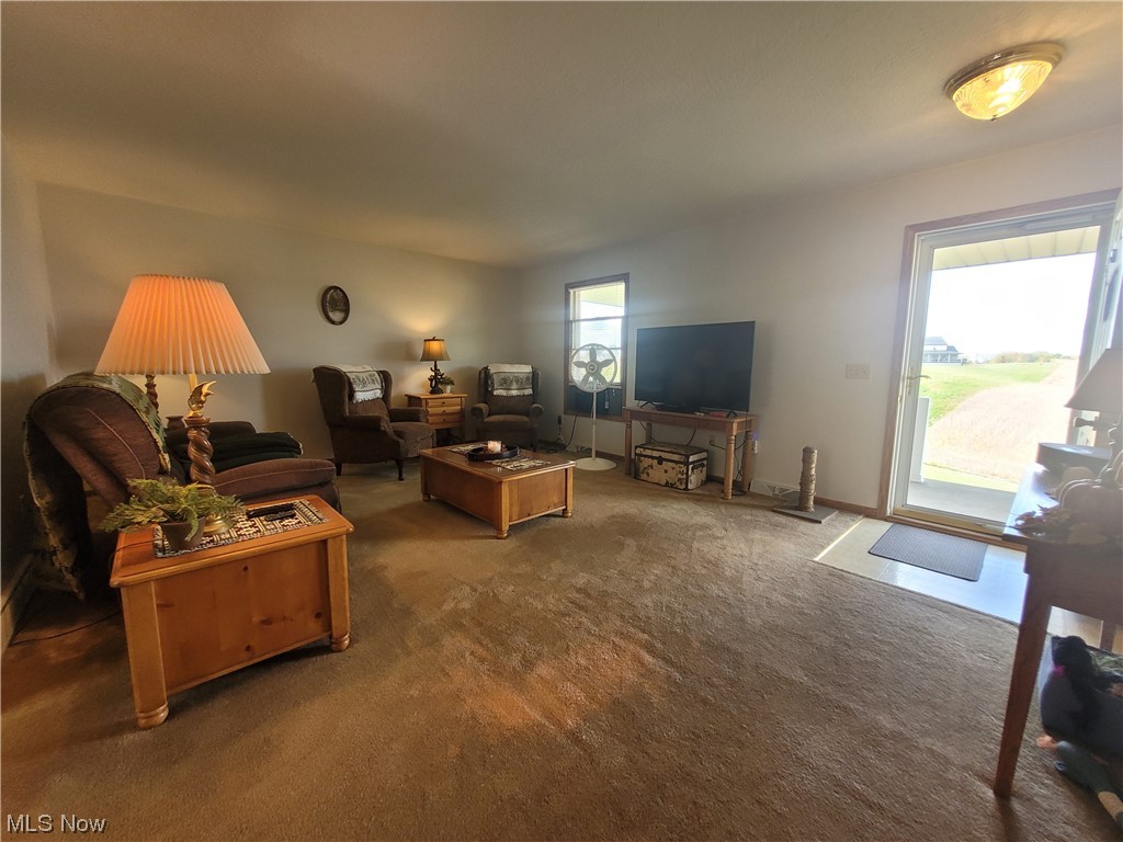 6030 Macaw Road Minerva, OH 44657 - Photo 16 of 34 Living room with dark colored carpet