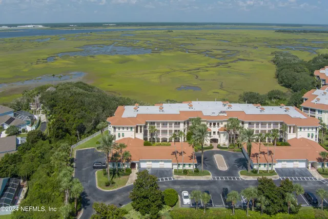 a view of a city with an ocean view