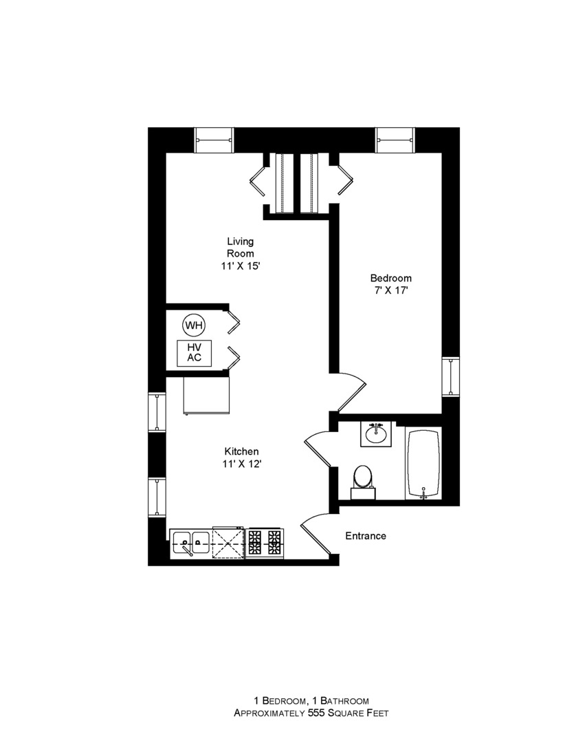 1706 South Carpenter Street, Unit 1R Chicago, IL 60608 - Photo 8 of 8 a picture of a bench in front of a door