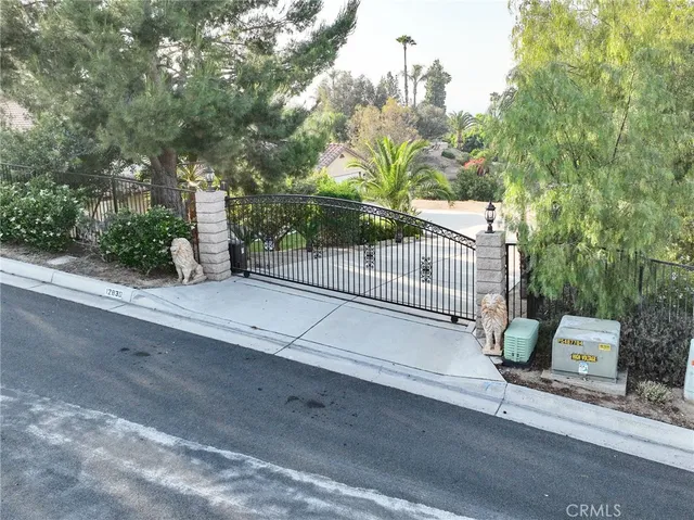 a view of a bench in a road