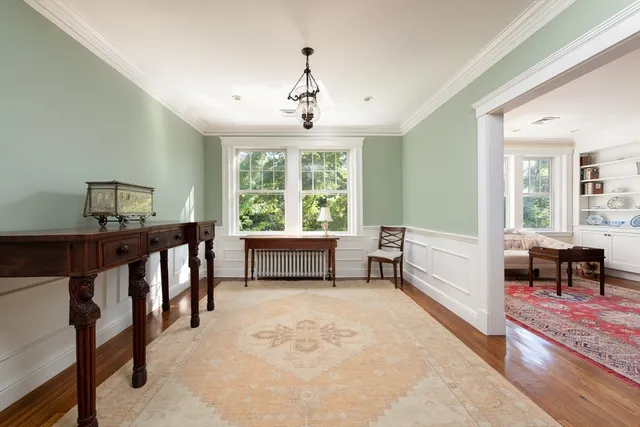 a very nice looking room with a large window