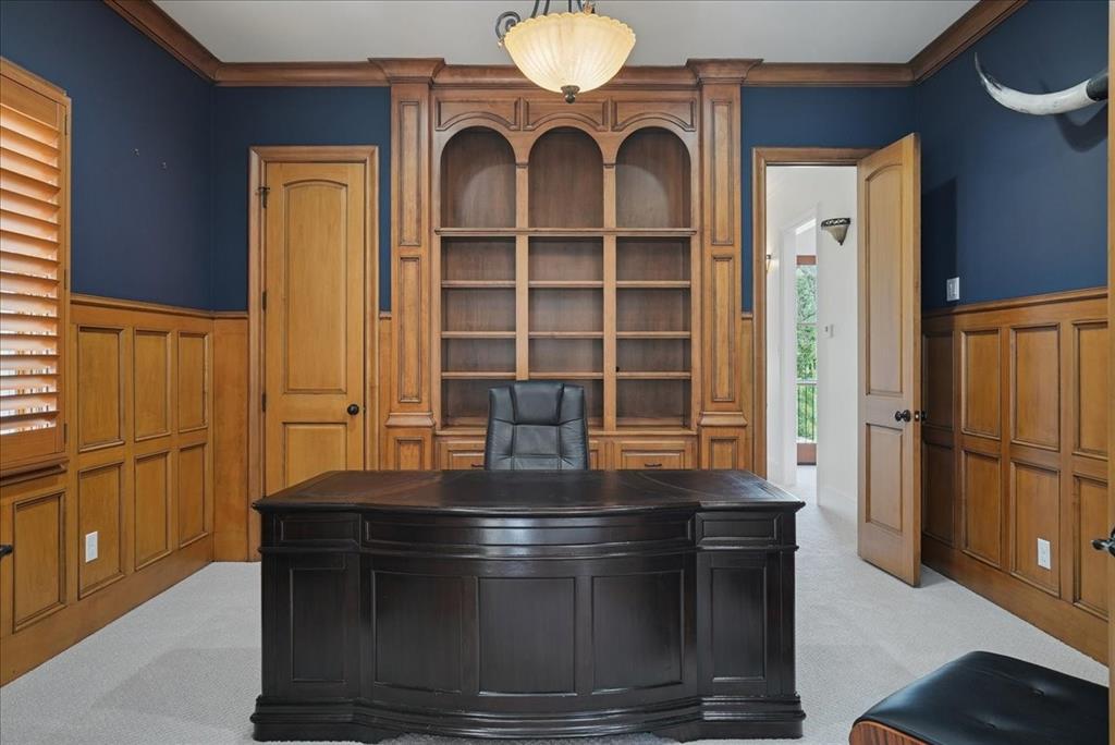 6807 Lupton Drive Dallas, TX 75225 - Photo 30 of 40 a view of kitchen with stainless steel appliances granite countertop a stove and a refrigerator