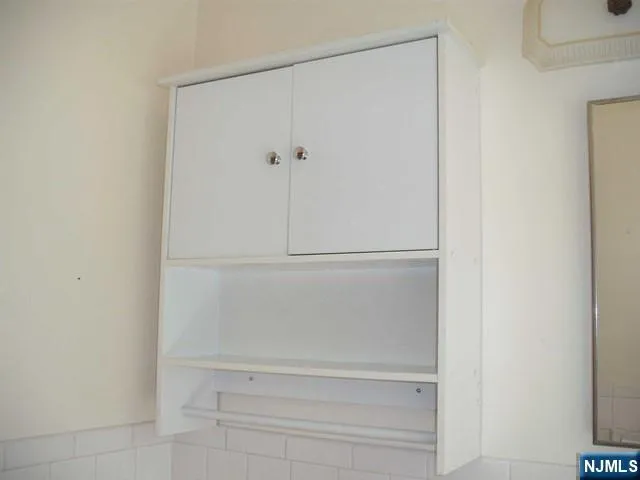 a close view of closet