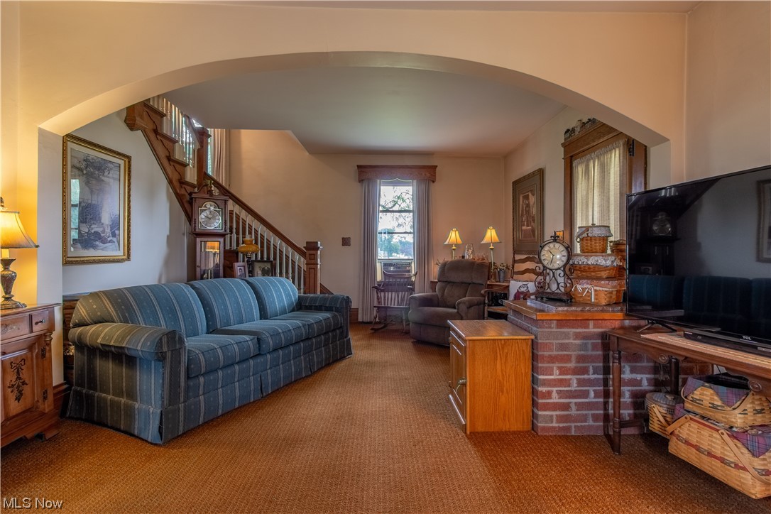18752 Courtney Road Beloit, OH 44609 - Photo 17 of 23 View of carpeted living room