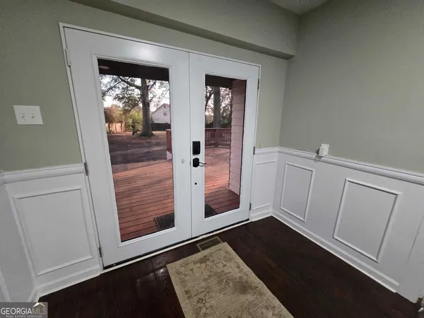 a view of outdoor space with deck