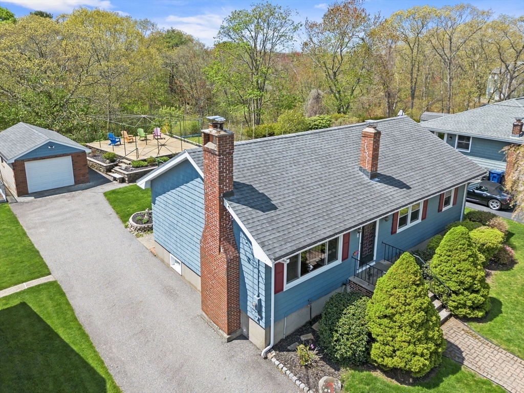 7 Cedarcrest Road Salem, MA 01970 - Photo 38 of 41 an aerial view of a house with a yard
