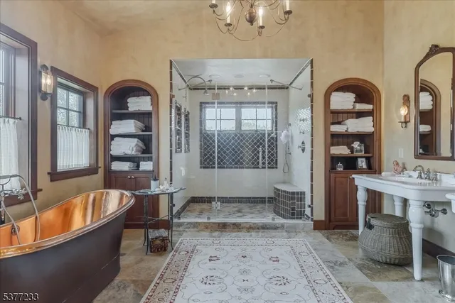 a bed room with a bed and wooden floor