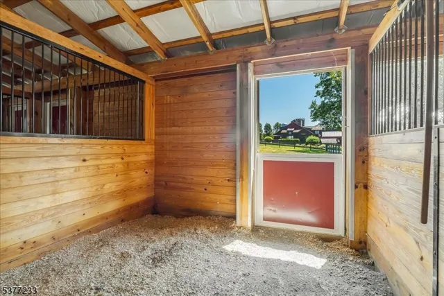 a view of front door of house