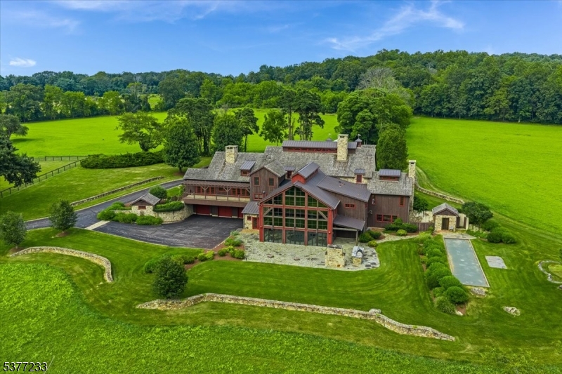 106 Mountain Top Road Glen Gardner, NJ 08826 - Photo 47 of 48 an aerial view of a house with a garden