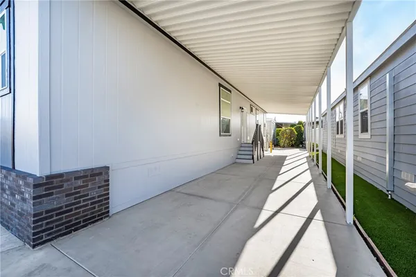 a house view with a backyard space