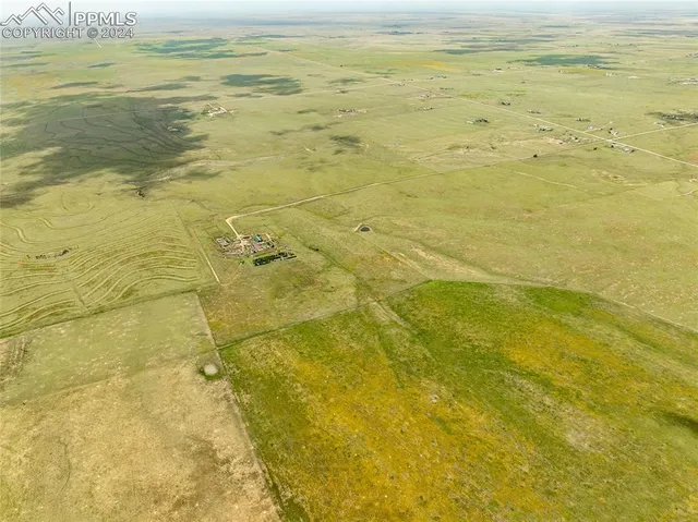 a bathroom with a blue shower