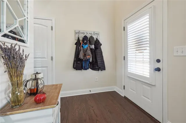 a view of a closet and storage in a room