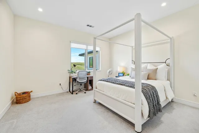 a view of lake with mountain