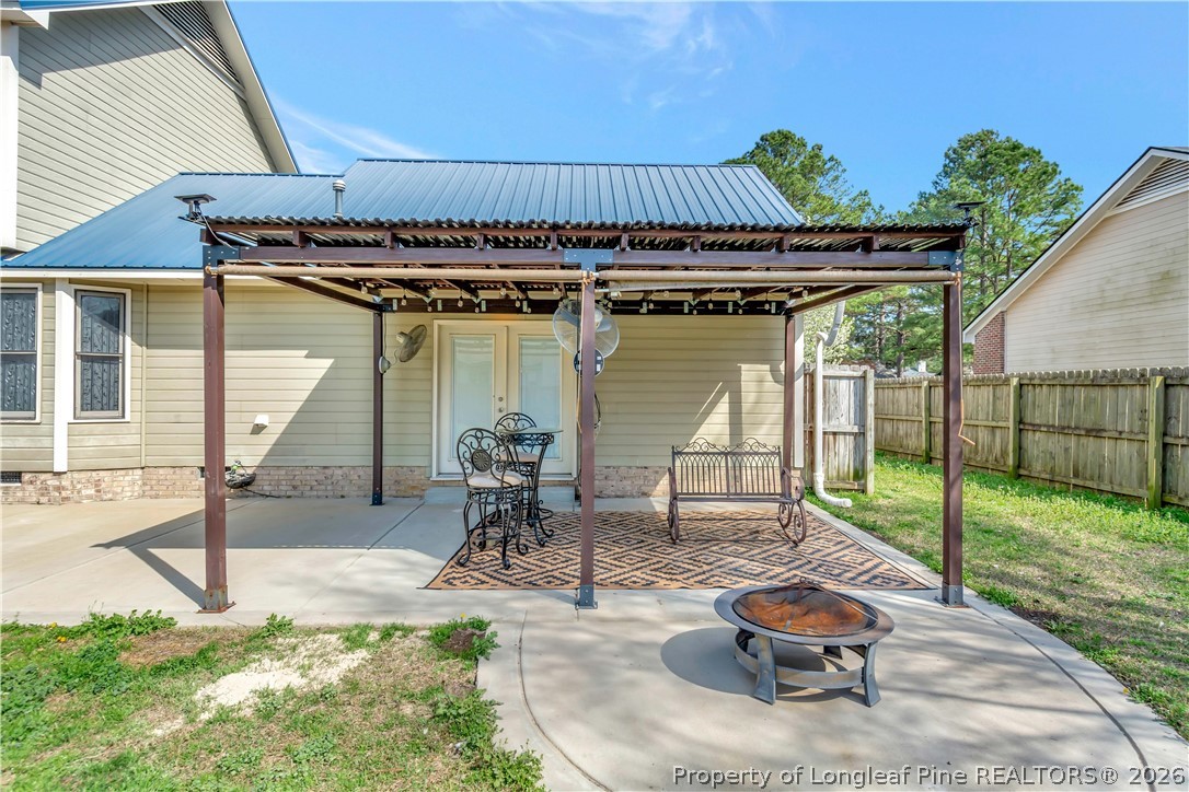532 Blackbird Road Fayetteville, NC 28314 - Photo 38 of 38 a view of a chairs and tables in the patio