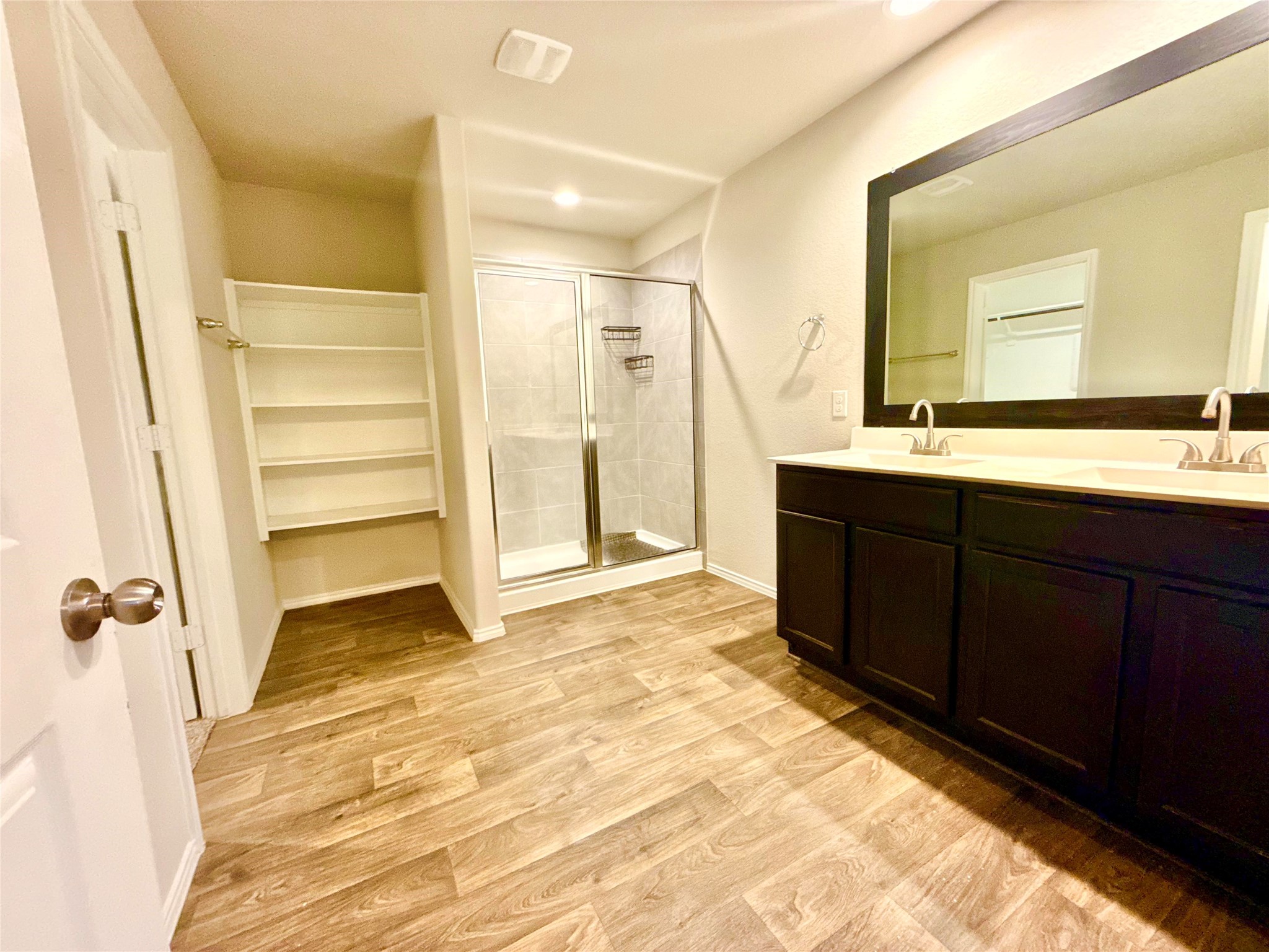 846 Autumn Flats Way Rosharon, TX 77583 - Photo 20 of 27 Master Bathroom with Toilet, Shower Stall, extra Storage space
