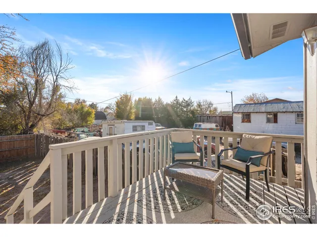 a view of a house with wooden floor