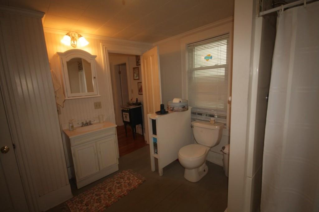 259 Ocean Point Road Boothbay, ME 04544 - Photo 14 of 21 The first floor bathroom, with...