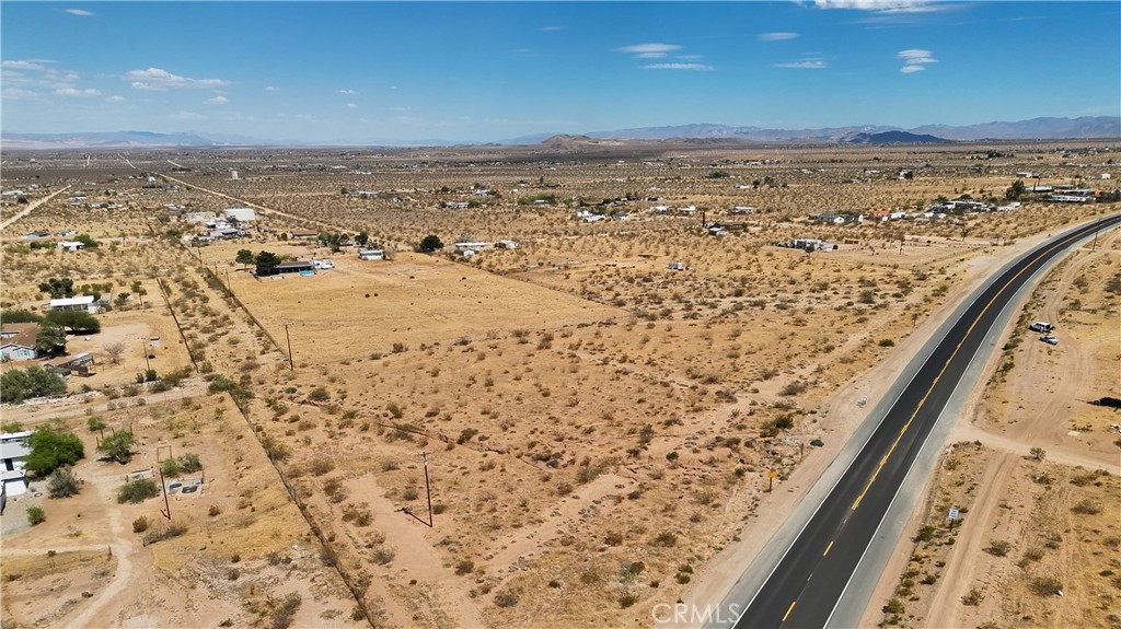 0 Old Woman Springs Road Landers, CA 92285 - Photo 15 of 24 Aerial view looking toward the subject property and surrounding area.