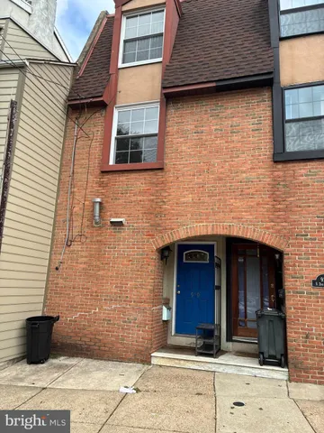 a front view of a building with a window