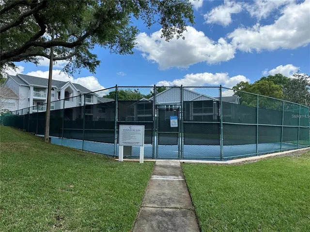 a view of a tennis court