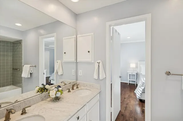 a bed room with a bed and a window