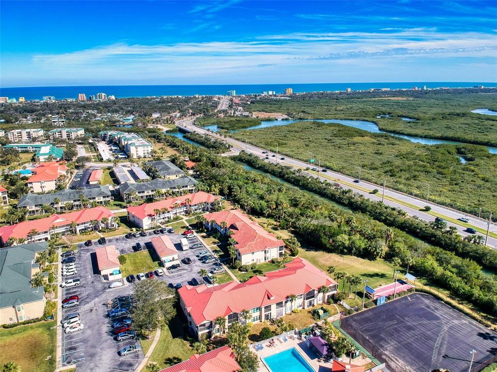 400 Bouchelle Drive, Unit 101 New Smyrna Beach, FL 32169 - Photo 46 of 63 a view of city and ocean