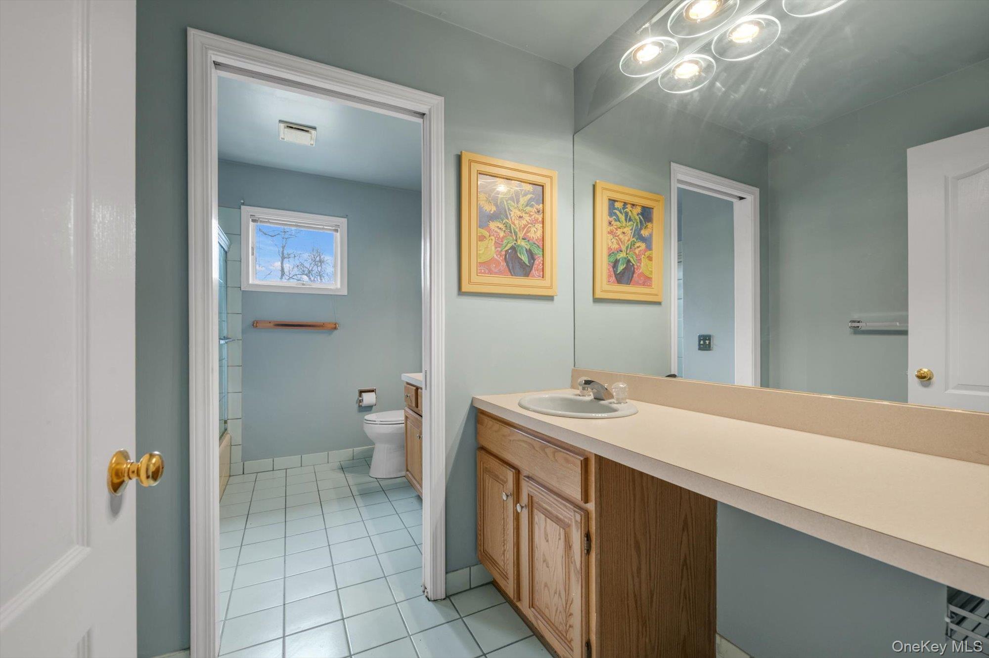 4 Greenlawn Road Cortlandt Manor, NY 10567 - Photo 15 of 26 a bathroom with a sink a toilet and shower