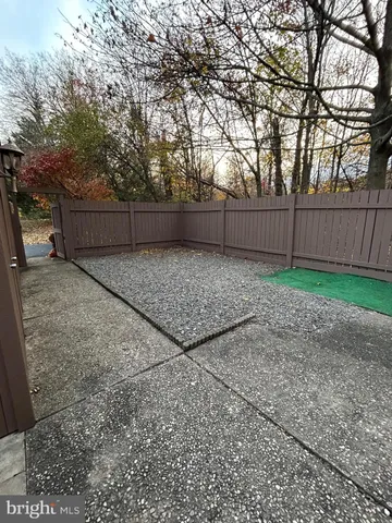 a backyard of a house