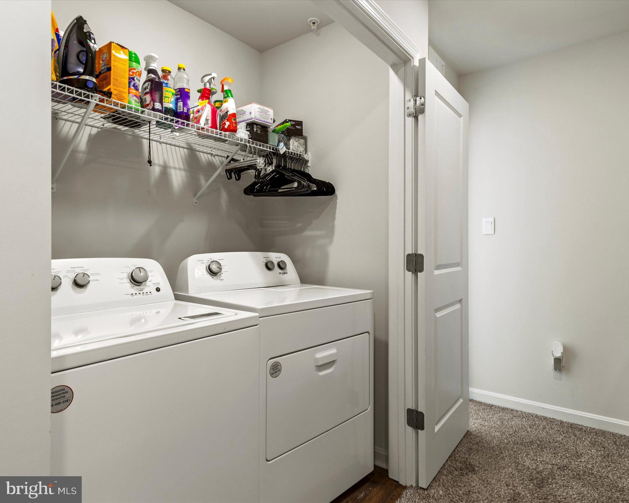 6610 Bullrush Court Clinton, MD 20735 - Photo 19 of 22 a utility room with dryer and washer