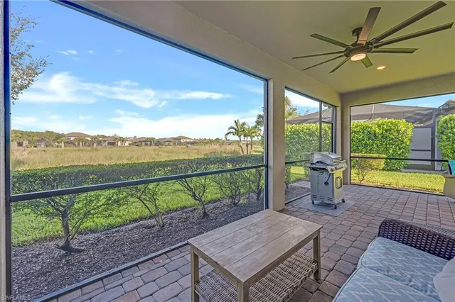 a view of a balcony with lake view and a ocean view