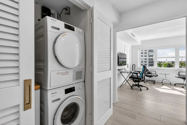 a view of swimming pool with outdoor seating