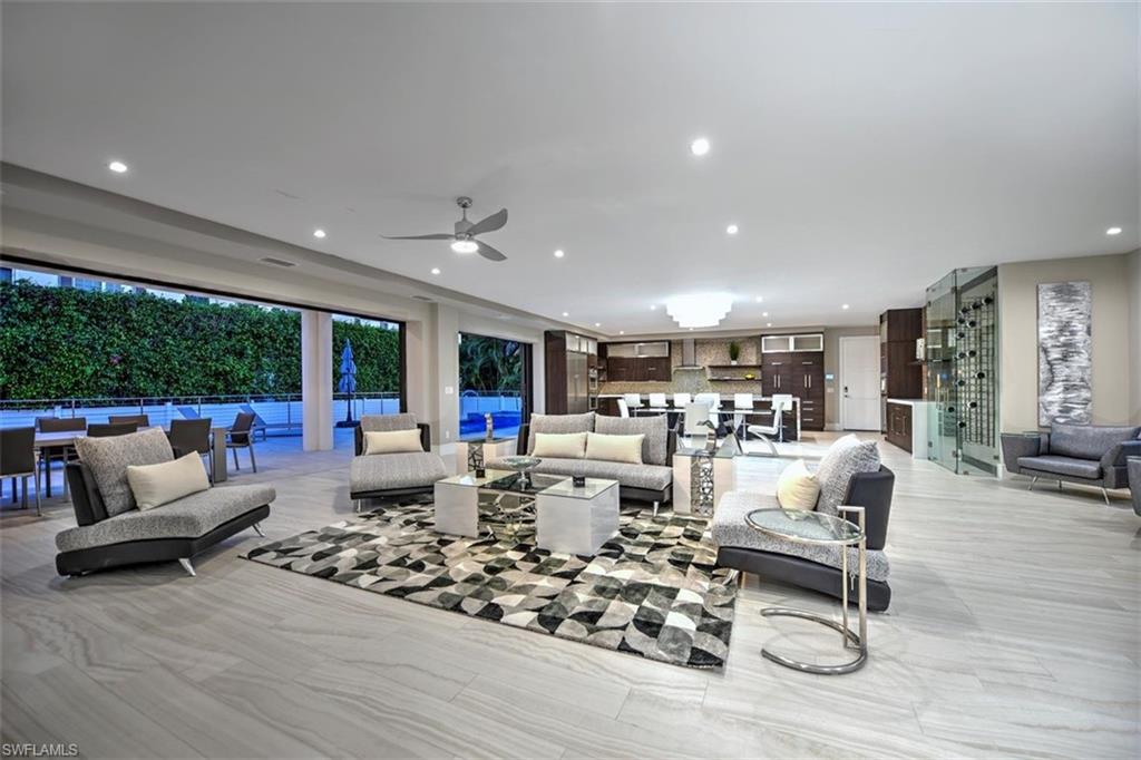 3860 Crayton Road Naples, FL 34103 - Photo 7 of 32 Living Room and kitchen area