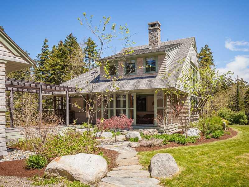94 Waymouth Road Tenants Harbor, ME 04860 - Photo 1 of 24 Exterior Front. Pergola Covered...