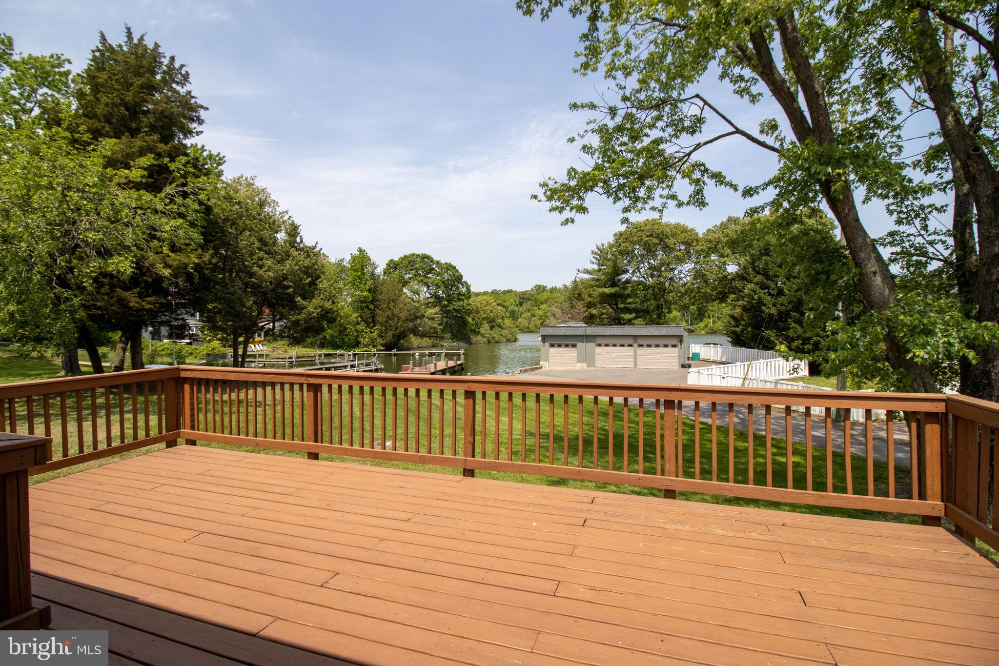 1708 Twickenham Road Pasadena, MD 21122 - Photo 10 of 69 Large deck with view to to the creek