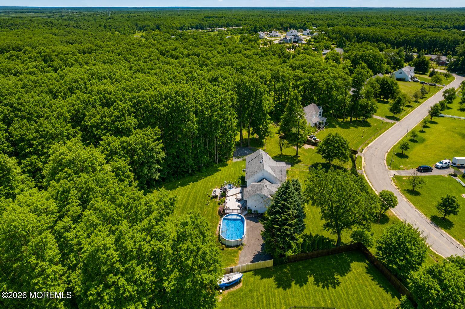 9 Kindling Way Jackson, NJ 08527 - Photo 30 of 33 an aerial view of residential houses with outdoor space and trees all around