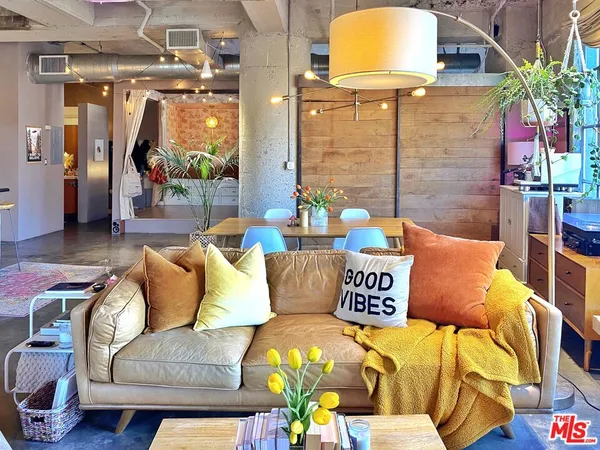 a view of living room with furniture
