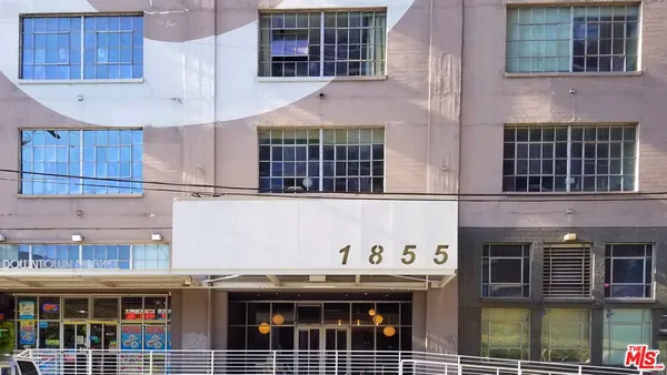 a front view of a building