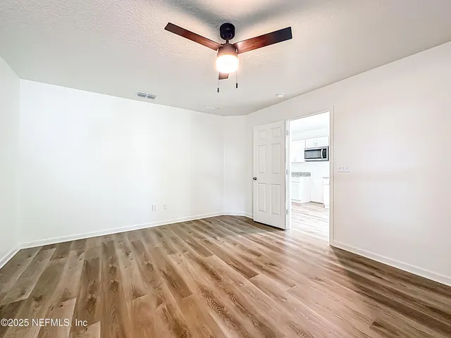 wooden floor in an empty room