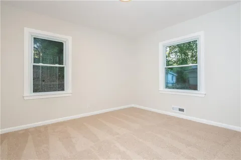 a view of an empty room