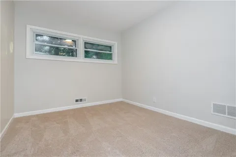 a view of an empty room