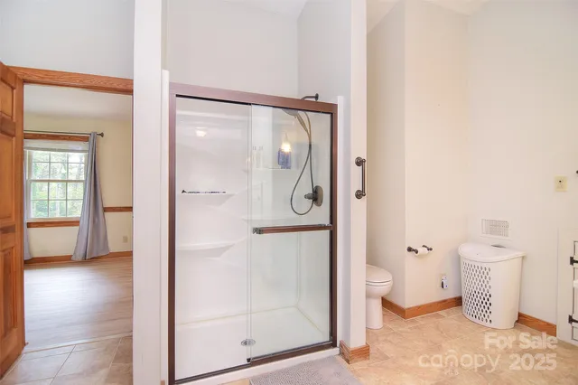 a bathroom with a sink vanity and a mirror