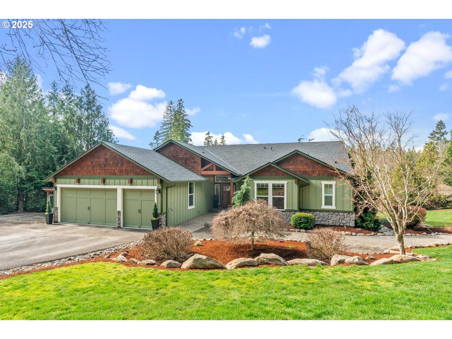 21481 South Ridge Road Oregon City, OR 97045 - Photo 2 of 48 a front view of a house with a yard