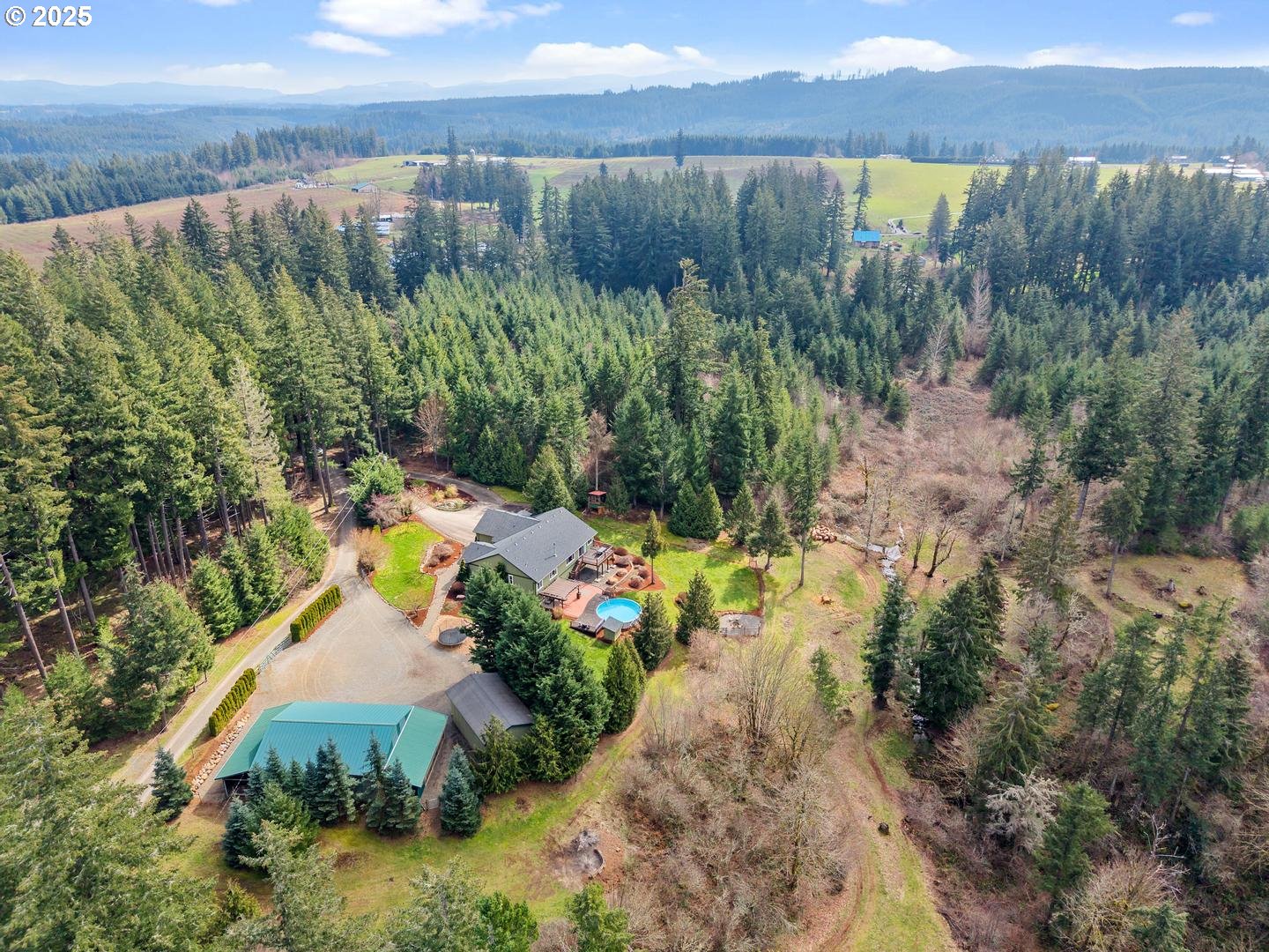 21481 South Ridge Road Oregon City, OR 97045 - Photo 43 of 48 a view of a lake with a mountain in the background