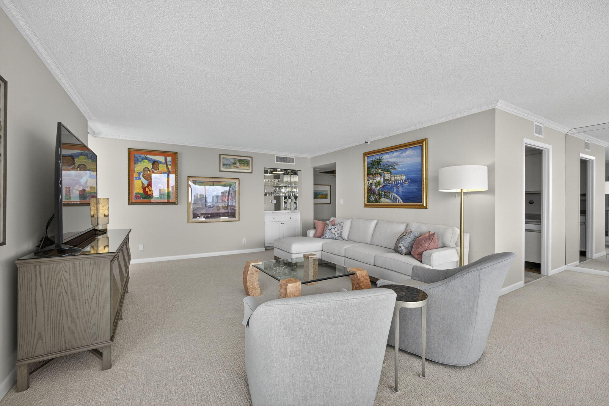 5280 North Ocean Drive, Unit 15E Singer Island, FL 33404 - Photo 15 of 53 Living Room