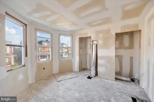 wooden floor in an empty room