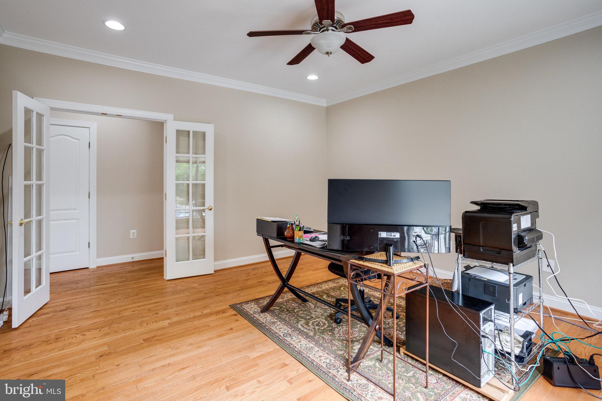 13195 Delaney Road Woodbridge, VA 22193 - Photo 16 of 88 Private Office w/ wood floors & glass French doors