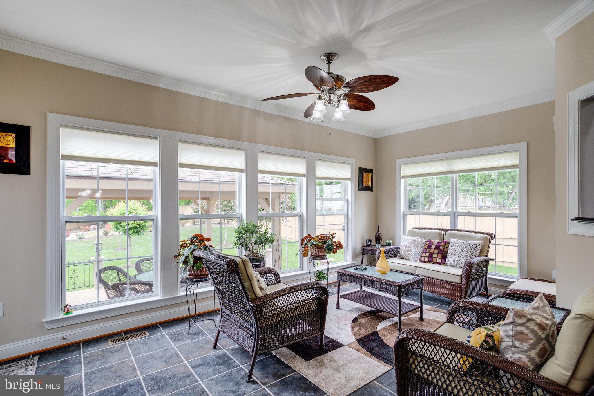 13195 Delaney Road Woodbridge, VA 22193 - Photo 37 of 88 Sun/Florida Room w/ ceiling fan