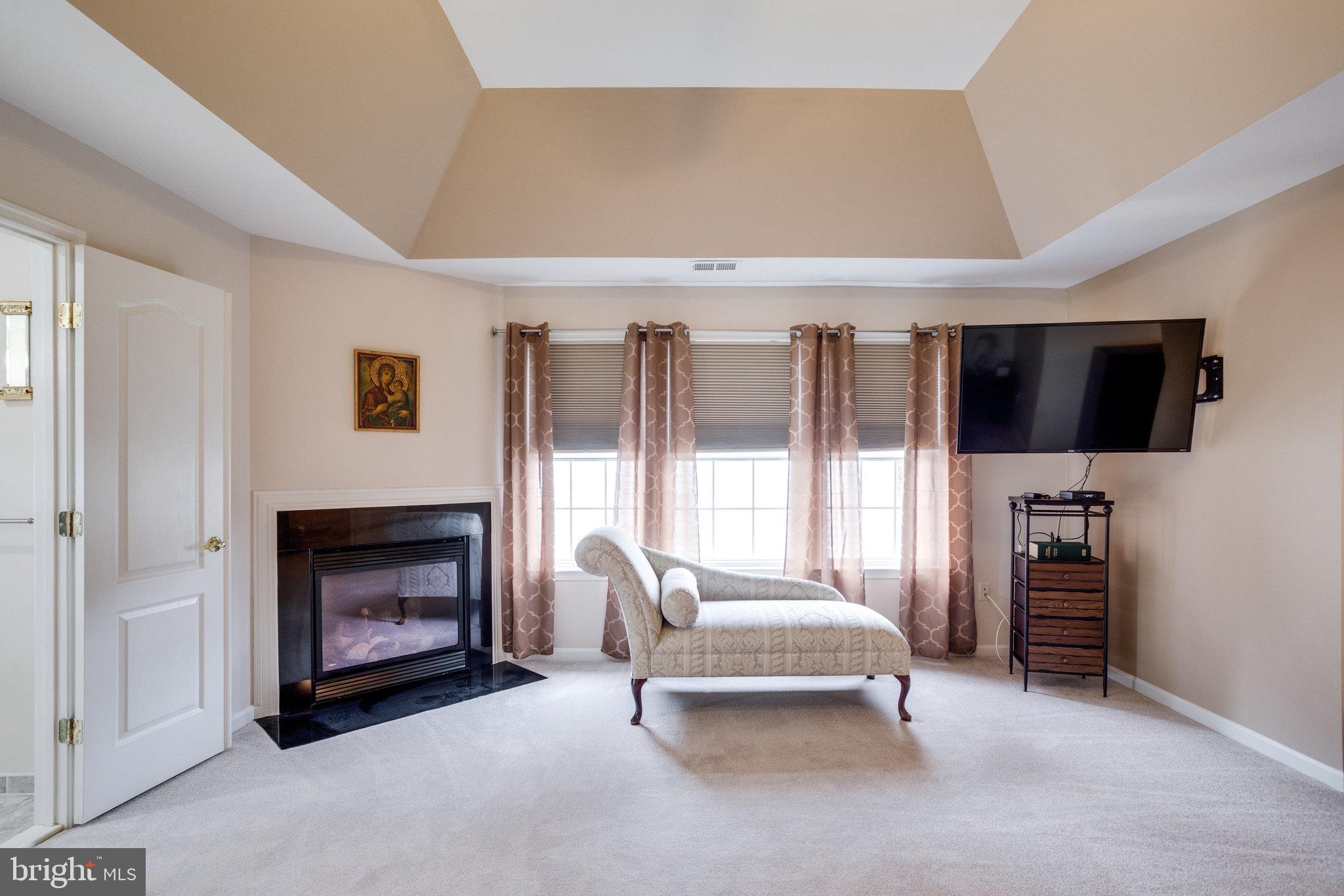 13195 Delaney Road Woodbridge, VA 22193 - Photo 42 of 88 Primary Bedroom sitting area w/ gas fireplace
