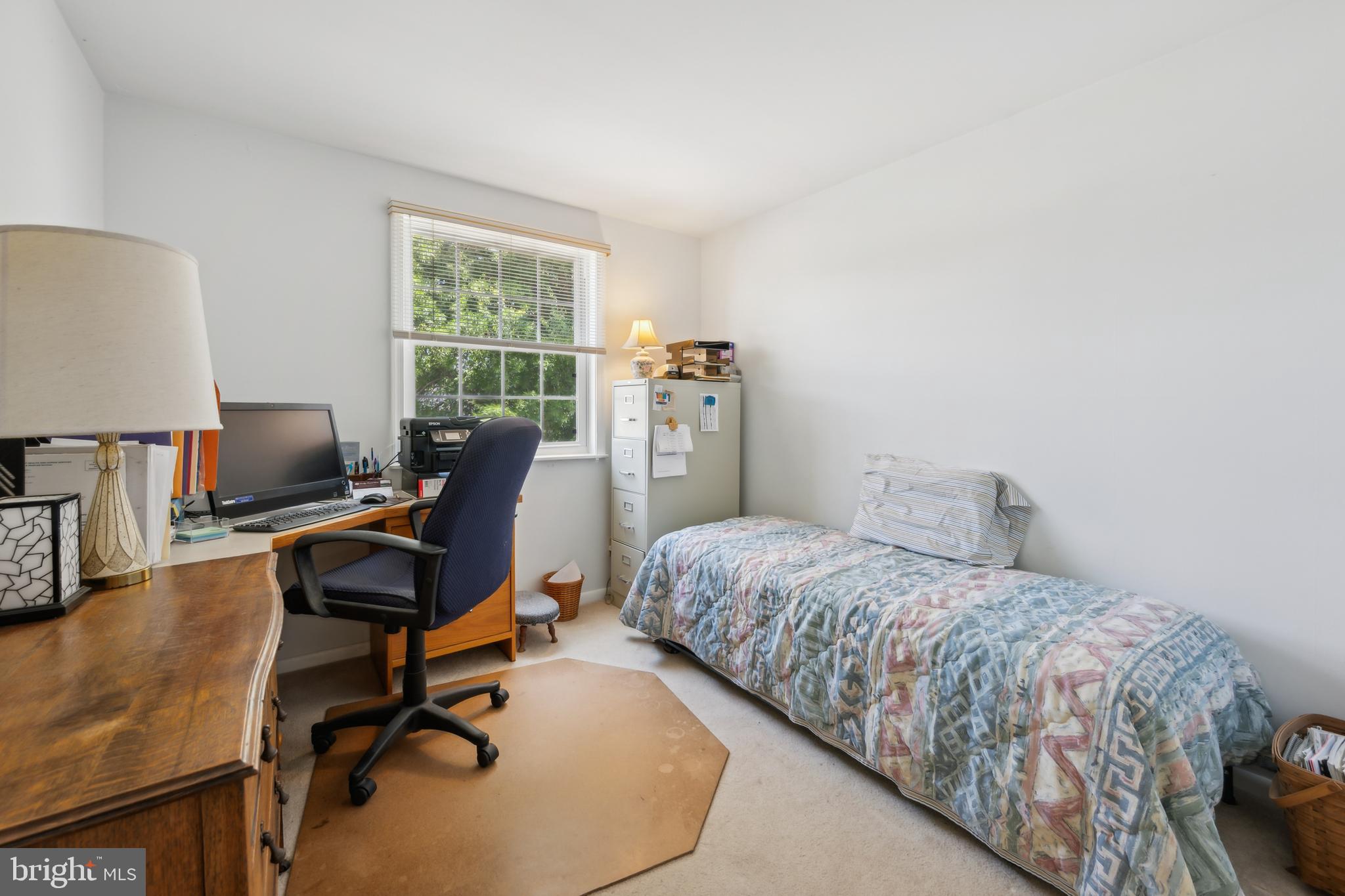 2 Tomahawk Drive Marlton, NJ 08053 - Photo 20 of 26 a bedroom with a bed and a desk