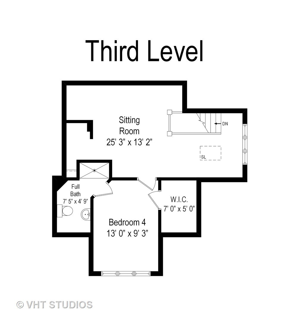 7406 North Sheridan Road Chicago, IL 60626 - Photo 36 of 37 a black and white photo of a book and a bed